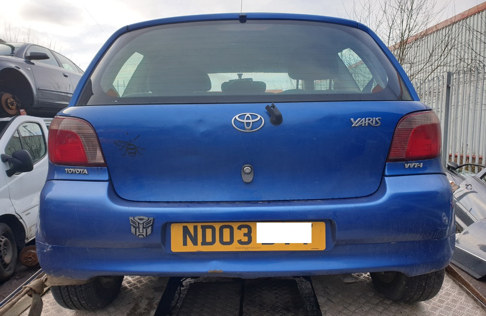 Toyota Yaris Colour Collection Wiper motor rear